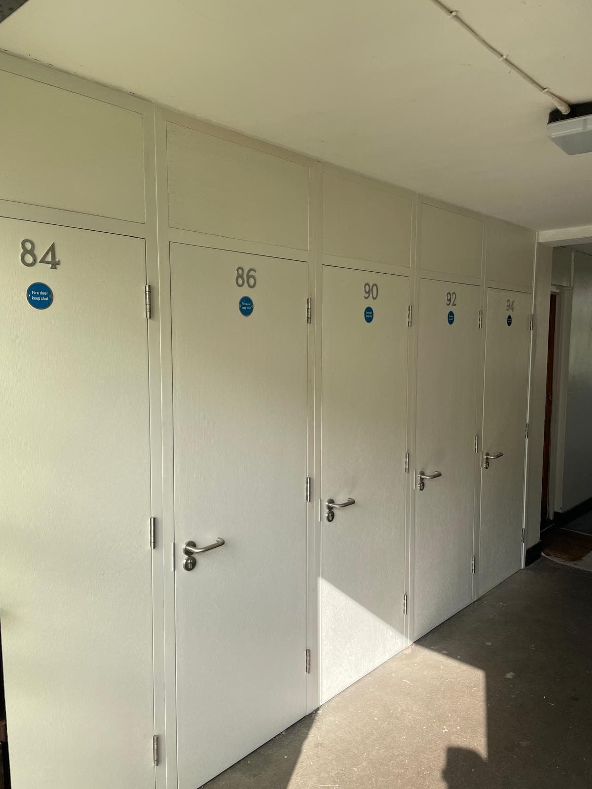 Fire door installation